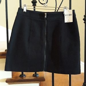 Forever 21 Zip front Mini Skirt